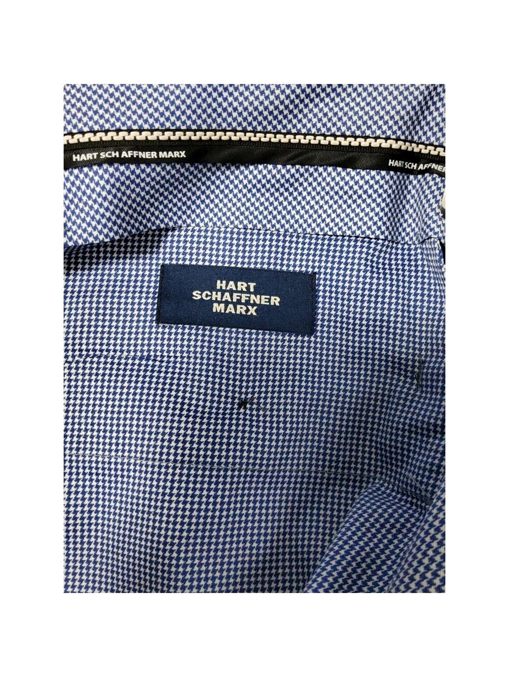 Hart Schaffner Marx New York 100% Wool Dress Pants 44R Unhemmed Gray $155 NWT - Picture 13 of 15